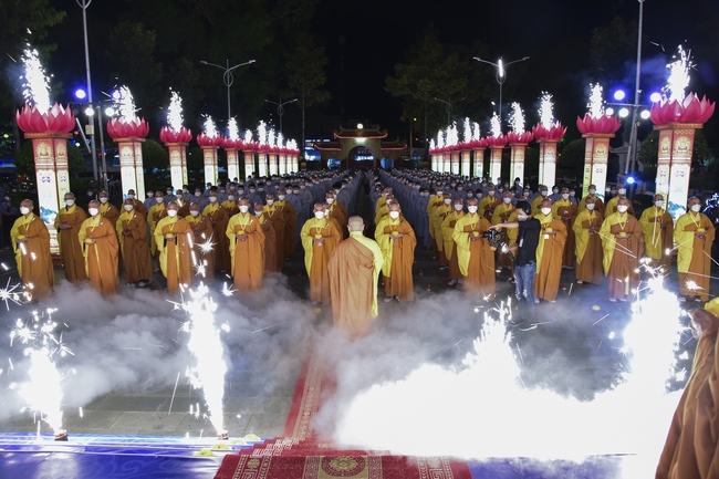 Impressed night of Amitabha Buddha's Birthday in 2021