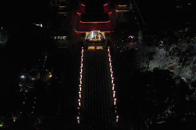 Impressed night of Amitabha Buddha's Birthday in 2021