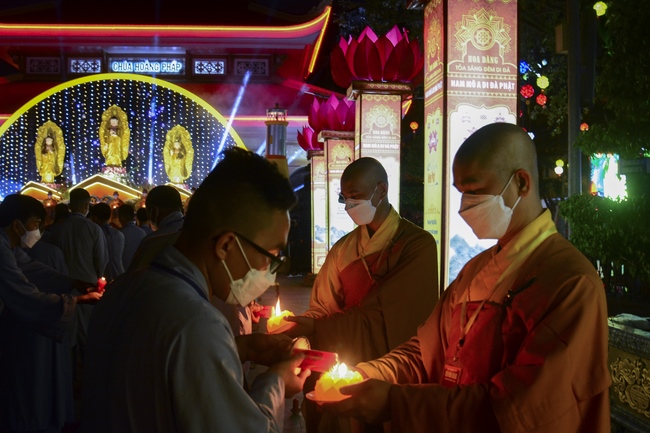 Impressed night of Amitabha Buddha's Birthday in 2021