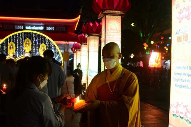 Impressed night of Amitabha Buddha's Birthday in 2021