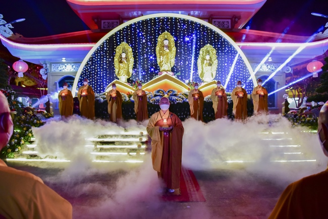 Impressed night of Amitabha Buddha's Birthday in 2021