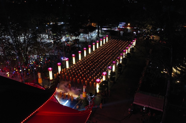 Impressed night of Amitabha Buddha's Birthday in 2021