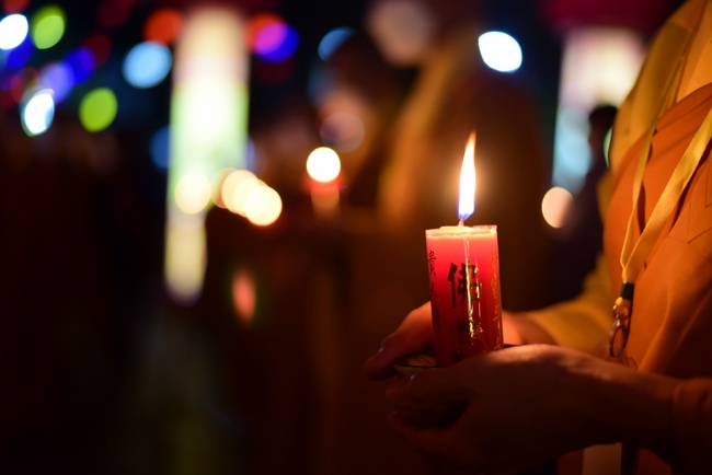 Impressed night of Amitabha Buddha's Birthday in 2021