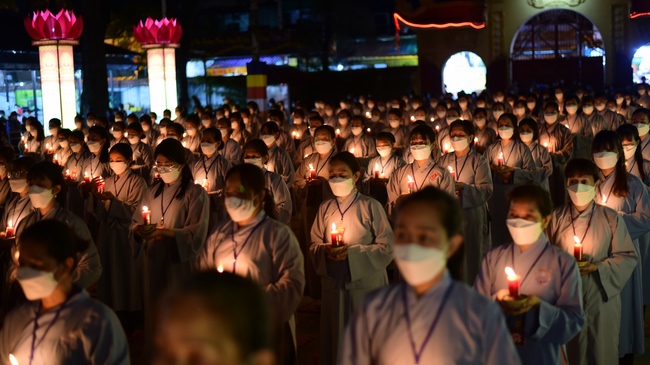Impressed night of Amitabha Buddha's Birthday in 2021