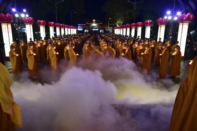 Impressed night of Amitabha Buddha's Birthday in 2021