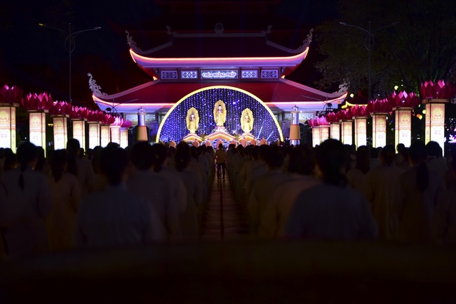 Impressed night of Amitabha Buddha's Birthday in 2021