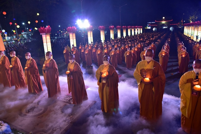 Impressed night of Amitabha Buddha's Birthday in 2021
