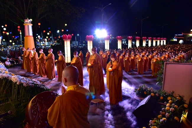 Impressed night of Amitabha Buddha's Birthday in 2021