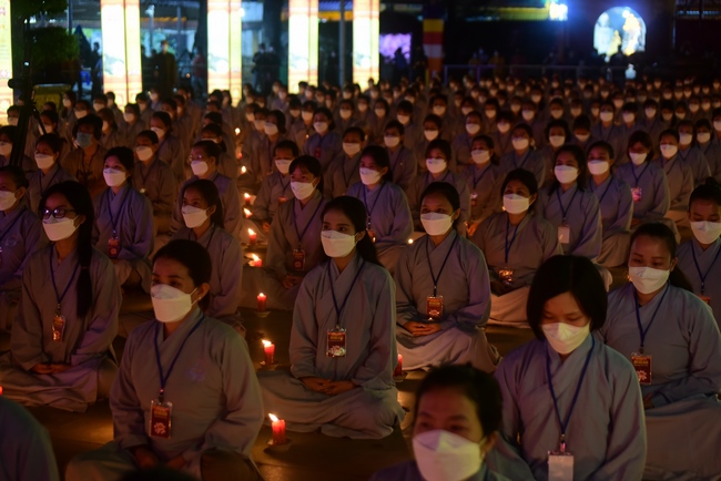 Impressed night of Amitabha Buddha's Birthday in 2021