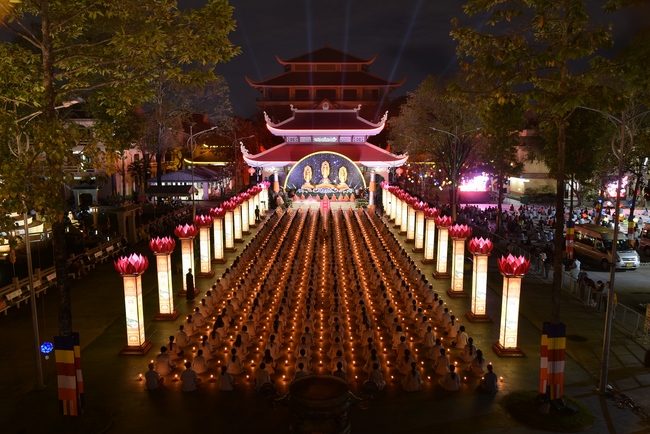 Impressed night of Amitabha Buddha's Birthday in 2021