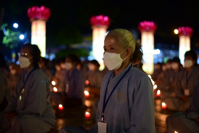 Impressed night of Amitabha Buddha's Birthday in 2021