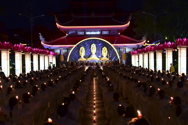 Impressed night of Amitabha Buddha's Birthday in 2021
