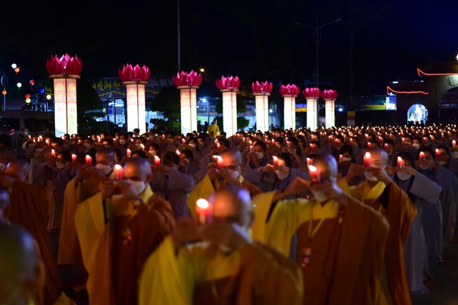 Impressed night of Amitabha Buddha's Birthday in 2021