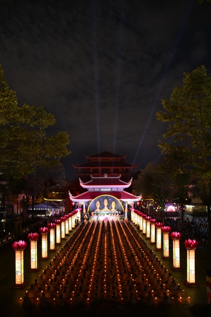 Impressed night of Amitabha Buddha's Birthday in 2021