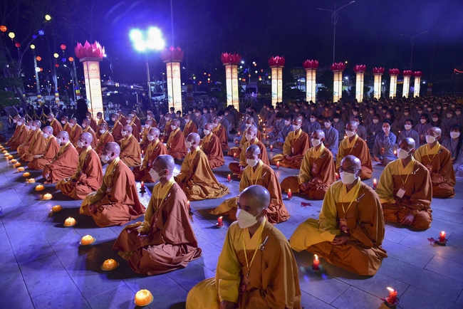 Impressed night of Amitabha Buddha's Birthday in 2021