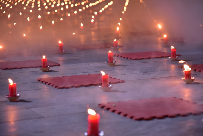 Impressed night of Amitabha Buddha's Birthday in 2021