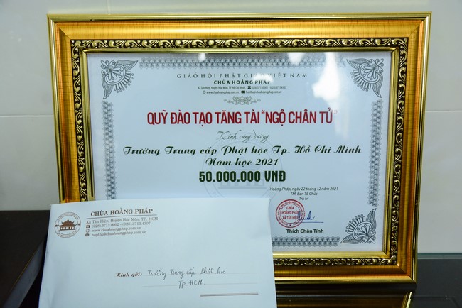 Quỹ Đào Tạo Tăng Tài Ngộ Chân Tử