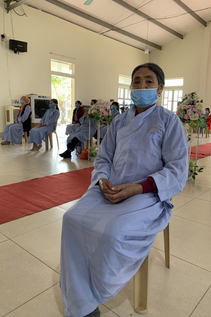The wedding ceremony in period of the Covid-19 epidemic at Dong Cao Pagoda, Thanh Hoa province