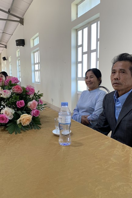 The wedding ceremony in period of the Covid-19 epidemic at Dong Cao Pagoda, Thanh Hoa province