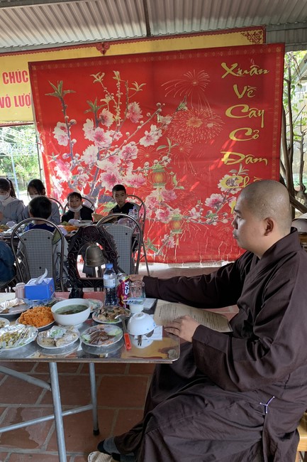The wedding ceremony in period of the Covid-19 epidemic at Dong Cao Pagoda, Thanh Hoa province