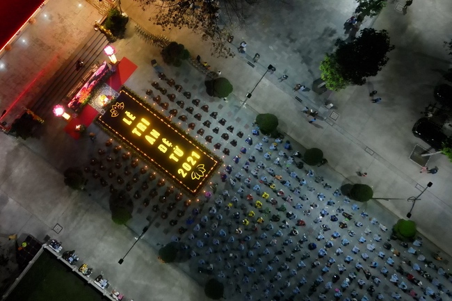 The 4th gratitude ceremony to disciples.