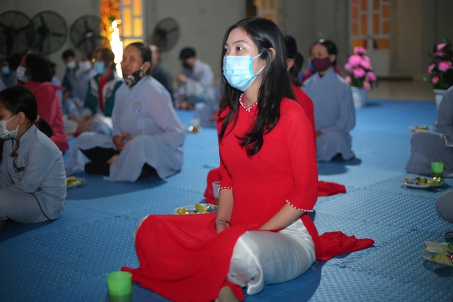 The 3rd gratitude ceremony to the disciples at Dong Cao pagoda.
