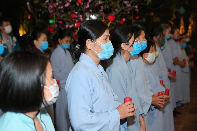 The 3rd gratitude ceremony to the disciples at Dong Cao pagoda.
