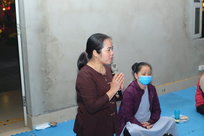 The 3rd gratitude ceremony to the disciples at Dong Cao pagoda.