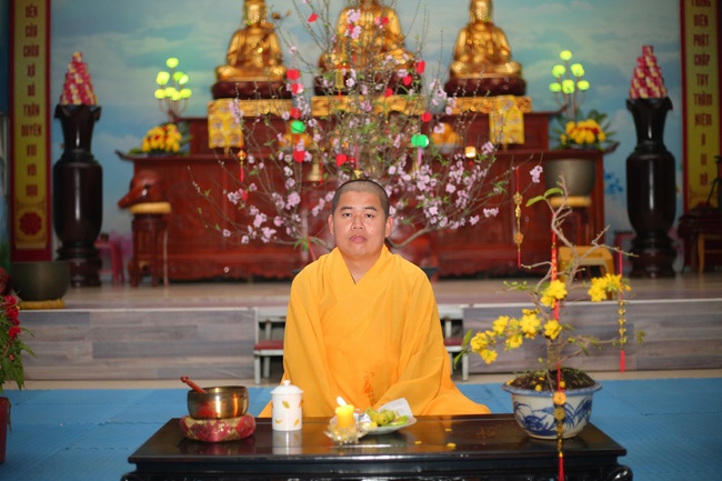 The 3rd gratitude ceremony to the disciples at Dong Cao pagoda.