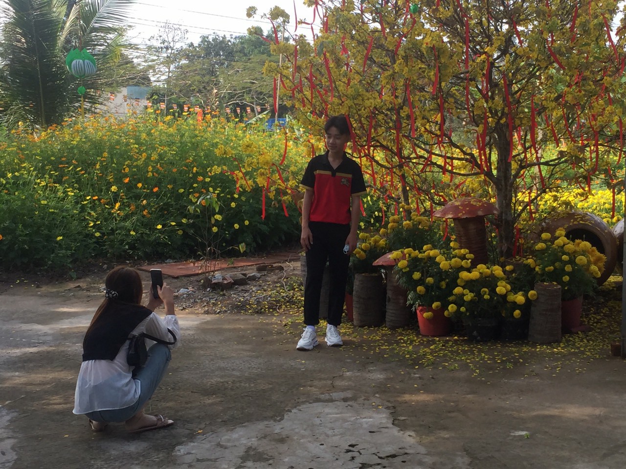 Ngày đầu xuân chùa An Hương, An Giang