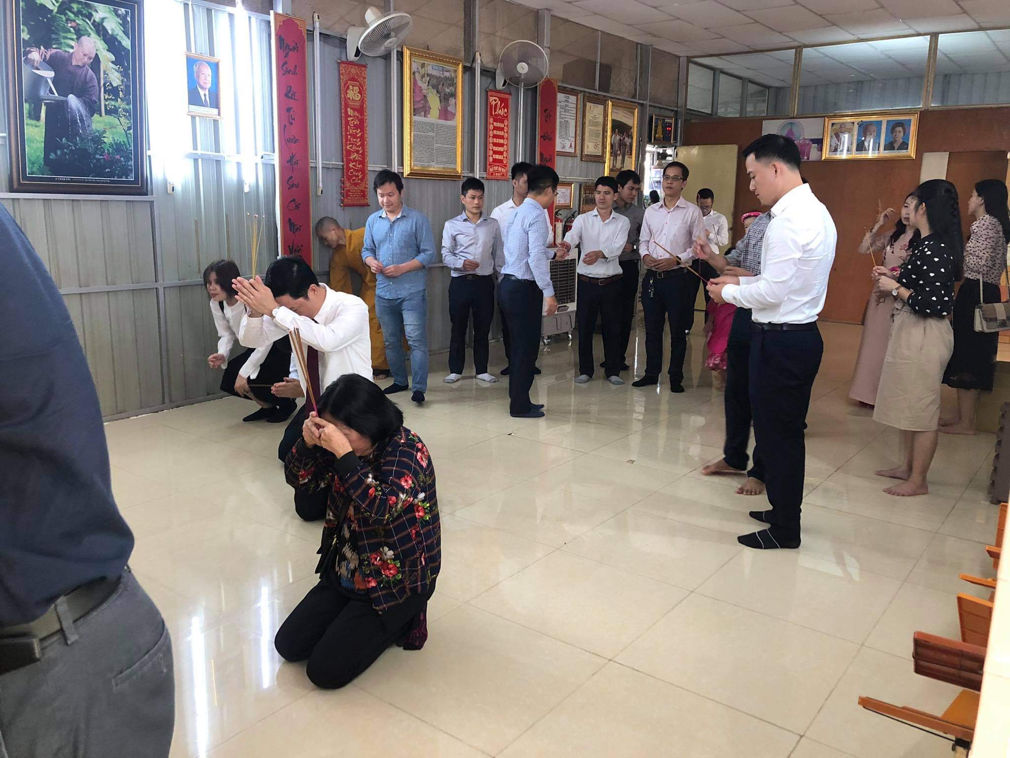 Spring day at Cambodia Hoang Phap pagoda.