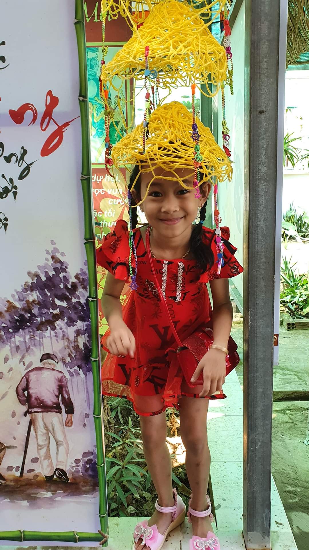 Spring day at Cambodia Hoang Phap pagoda.
