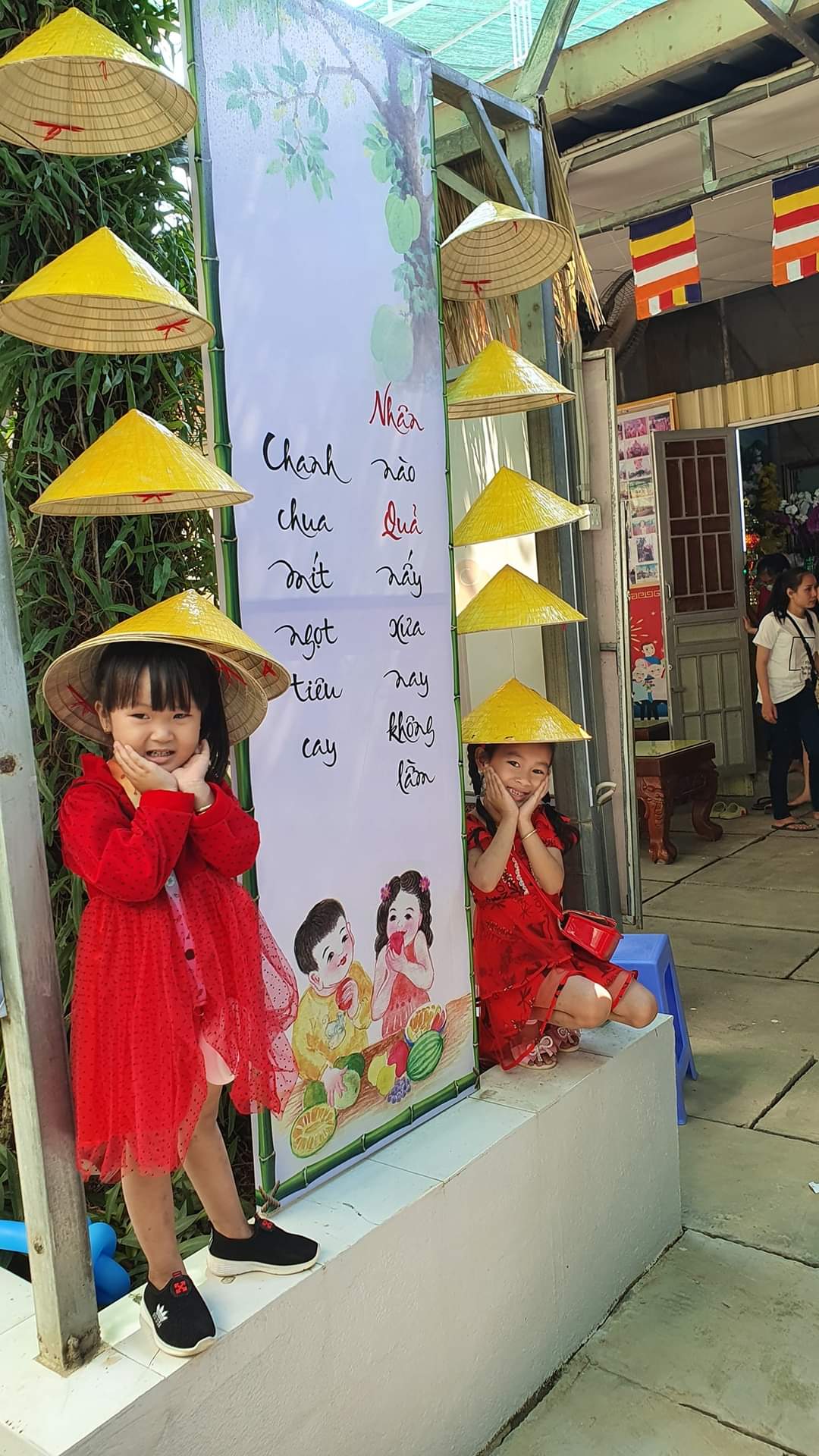 Spring day at Cambodia Hoang Phap pagoda.