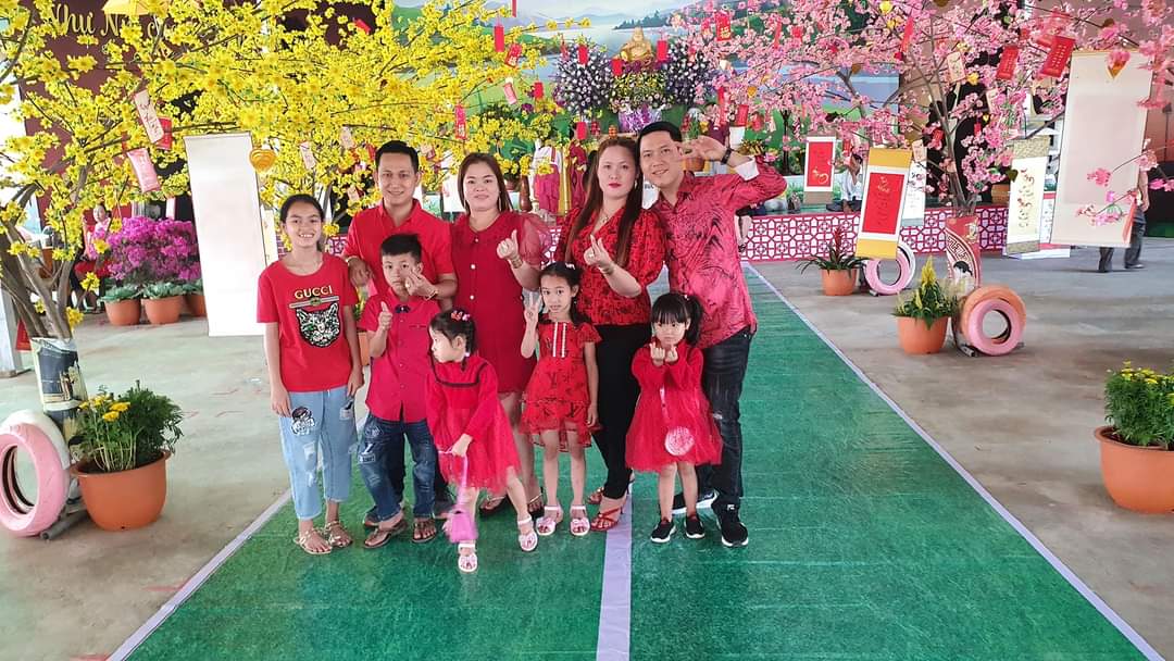 Spring day at Cambodia Hoang Phap pagoda.