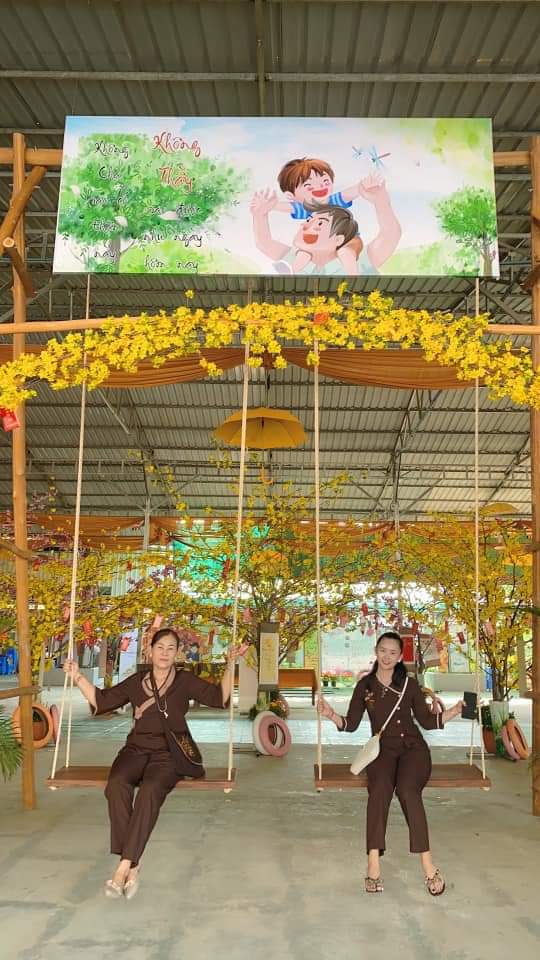 Spring day at Cambodia Hoang Phap pagoda.