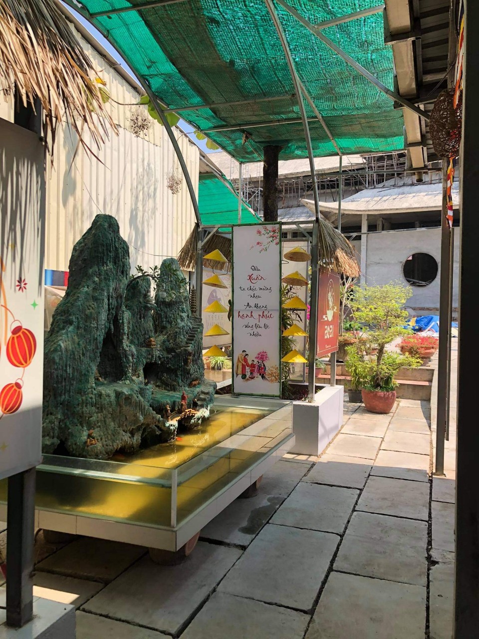 Spring day at Cambodia Hoang Phap pagoda.