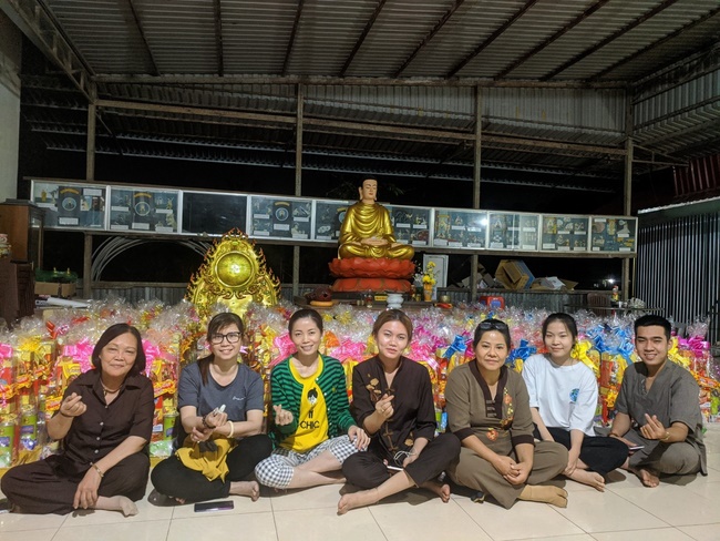 Program Warm spring of An Huong pagoda, An Giang