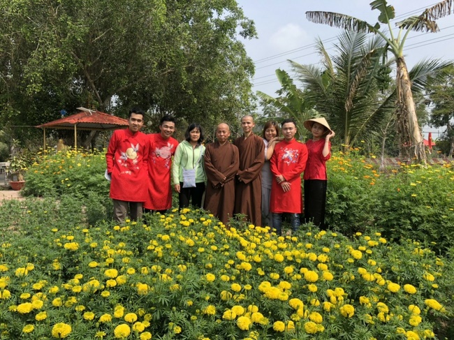 Program Warm spring of An Huong pagoda, An Giang