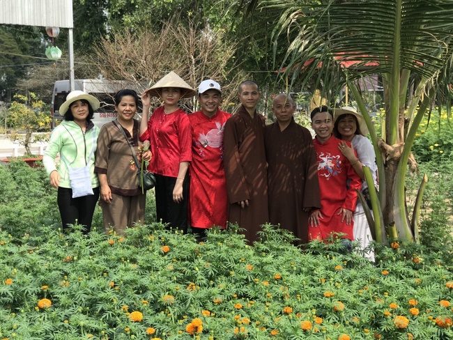 Program Warm spring of An Huong pagoda, An Giang