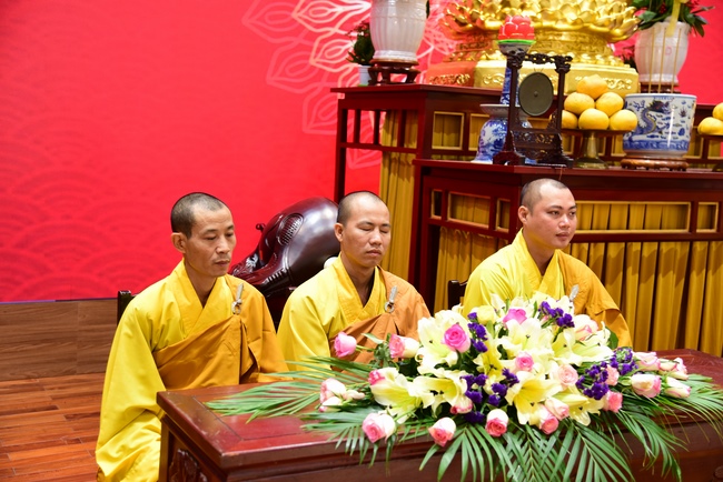 The Wedding Ceremony at the pagoda