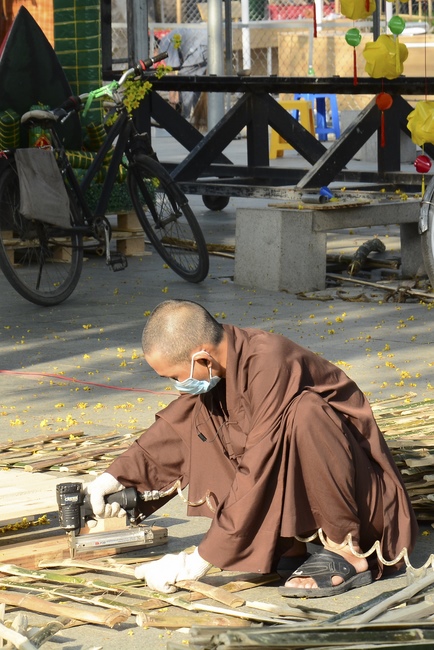 Series photos of preparing for the New Year of Buffalo (part 3)