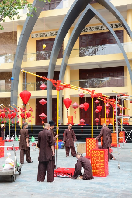 Series photos of preparing for the New Year of Buffalo (part 3)