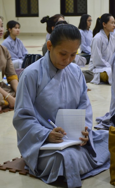 Opening a class approaching Nikāya at Hoang Phap Pagoda