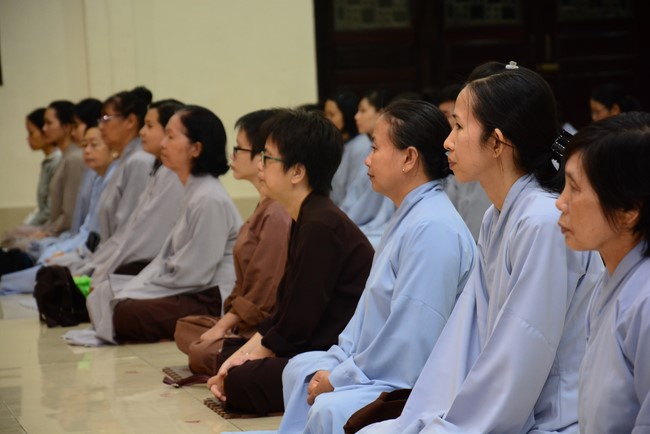Opening a class approaching Nikāya at Hoang Phap Pagoda