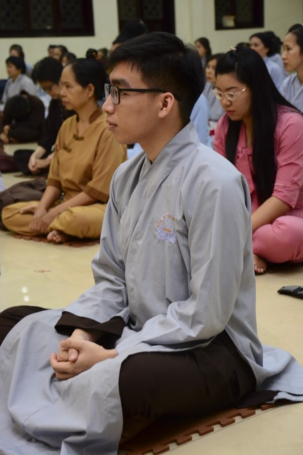 Opening a class approaching Nikāya at Hoang Phap Pagoda