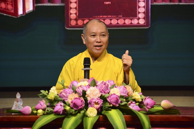 Opening a class approaching Nikāya at Hoang Phap Pagoda