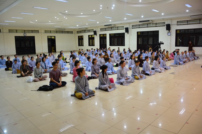 Opening a class approaching Nikāya at Hoang Phap Pagoda