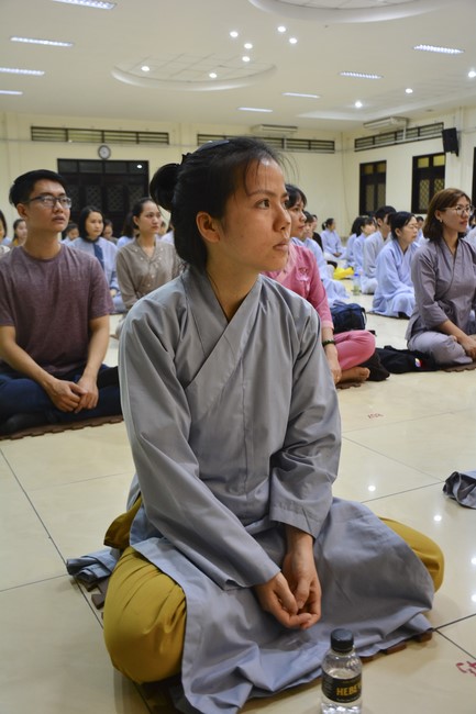 Opening a class approaching Nikāya at Hoang Phap Pagoda