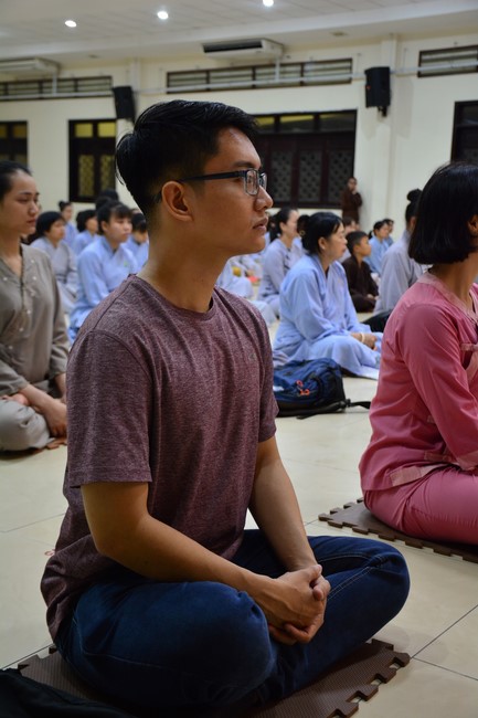 Opening a class approaching Nikāya at Hoang Phap Pagoda