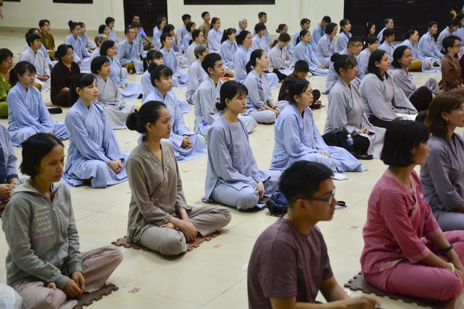 Opening a class approaching Nikāya at Hoang Phap Pagoda